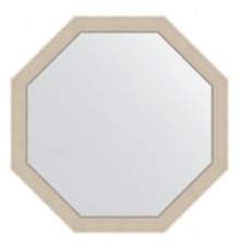 Зеркало настенное Octagon EVOFORM в багетной раме травленое серебро, 64х64 см, BY 7401