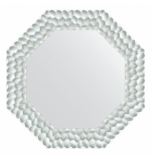 Зеркало настенное Octagon EVOFORM в багетной раме перламутровые дюны, 61х61 см, BY 7410