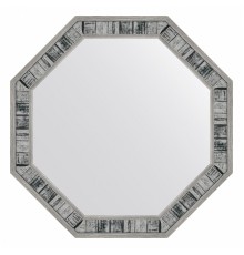 Зеркало настенное Octagon EVOFORM в багетной раме состаренное дерево, 49х49 см, BY 7412