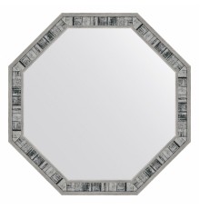 Зеркало настенное Octagon EVOFORM в багетной раме состаренное дерево, 59х59 см, BY 7413