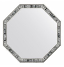 Зеркало настенное Octagon EVOFORM в багетной раме состаренное дерево, 69х69 см, BY 7414