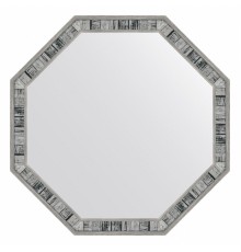 Зеркало настенное Octagon EVOFORM в багетной раме состаренное дерево, 64х64 см, BY 7420