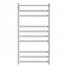 Полотенцесушитель электрический Point Меркурий PN83850PW П9 500x1000 с полкой, диммер справа, белый