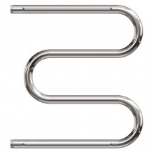 Полотенцесушитель водяной Point PN38556P 500x600 М-образный (1") с полкой, хром