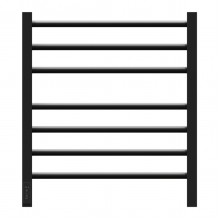 Полотенцесушитель электрический Point Веста PN70756B П7 500x600, диммер слева, черный