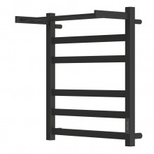 Полотенцесушитель электрический ES.M Merkuriy 8883856PB 500x600 с полкой, диммер справа, черный