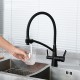 Смеситель для кухни со встроенным фильтром (краном) под питьевую воду Gappo G4398-16
