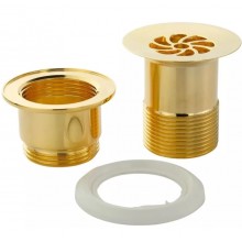 Донный клапан Migliore Ricambi ML.RIC-10.124.DO, с переливом, золото