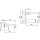 Смеситель для раковины FAOP A1009-36