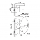 Смеситель с душевой лейкой IDDIS Renior RENSB00I02, глянцевый хром