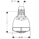 Лейка верхнего душа hansgrohe Mistral 28444000, хром