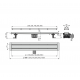 Alcaplast APZ13-DOUBLE9 Водоотводящий желоб с двухсторонней решеткой DOUBLE AG071401950