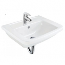 Комплект для ванной комнаты раковина Vitra Form 300, смеситель Vitra Dynamic S с донным клапаном и сифон Vitra U-образный 5241B003-6500 
