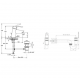 Комплект для ванной комнаты раковина Vitra Form 300, смеситель Vitra Dynamic S с донным клапаном и сифон Vitra U-образный 5241B003-6500