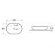 Раковина керамическая Vincea VBS-122, накладная