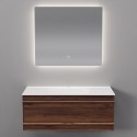 Комплект мебели Art Decco Bridget ABR10W22S1M0, 100 см, черный орех