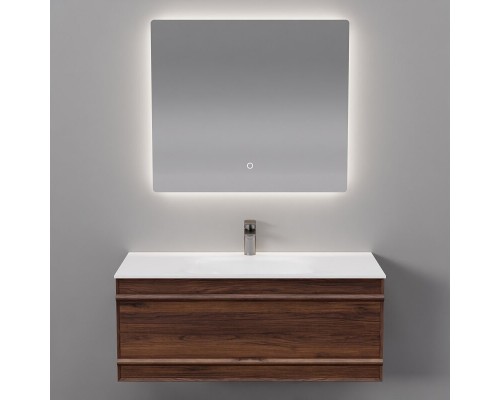 Комплект мебели Art Decco Bridget ABR10W22S1MF, 100 см, черный орех