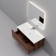 Комплект мебели Art Decco Bridget ABR10W22S1MF, 100 см, черный орех