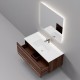 Комплект мебели Art Decco Bridget ABR10W22S2MF, 100 см, черный орех