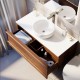 Комплект мебели Art Decco Bridget ABR10W22S3MF, 100 см, черный орех