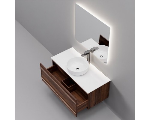 Комплект мебели Art Decco Bridget ABR10W22S3MF, 100 см, черный орех