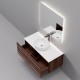 Комплект мебели Art Decco Bridget ABR10W22S3MF, 100 см, черный орех