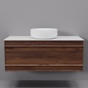Тумба с раковиной Art Decco Bridget ABR10W22S300, 100 см, черный орех
