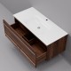 Тумба с раковиной Art Decco Bridget ABR10W22S100, 100 см, черный орех