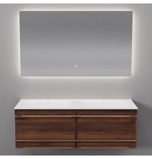 Комплект мебели Art Decco Bridget ABR12W22D1M0, 120 см, черный орех
