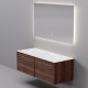 Комплект мебели Art Decco Bridget ABR12W22D1M0, 120 см, черный орех