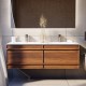 Комплект мебели Art Decco Bridget ABR12W22D2MF, 120 см, черный орех