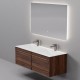 Комплект мебели Art Decco Bridget ABR12W22D2MF, 120 см, черный орех