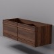 Комплект мебели Art Decco Bridget ABR12W22D3M0, 120 см, черный орех