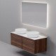 Комплект мебели Art Decco Bridget ABR12W22D3M0, 120 см, черный орех