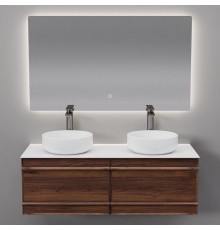 Комплект мебели Art Decco Bridget ABR12W22D3MF, 120 см, черный орех