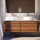 Комплект мебели Art Decco Bridget ABR12W22D3MF, 120 см, черный орех