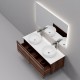 Комплект мебели Art Decco Bridget ABR12W22D3MF, 120 см, черный орех