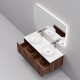 Комплект мебели Art Decco Camilla ACM12W22D3MF, 120 см, черный орех
