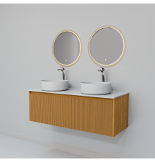 Комплект мебели Art Decco Elizabeth AEL12W11D3MF, 120 см, белый дуб