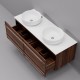 Тумба с раковиной Art Decco Bridget ABR12W22D300, 120 см, черный орех