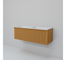 Тумба с раковиной Art Decco Elizabeth AEL12W11D100, 120 см, белый дуб