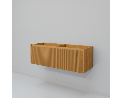 Тумба с раковной Art Decco Elizabeth AEL12W11D100, 120 см, белый дуб