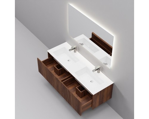 Комплект мебели Art Decco Camilla ACM14W22D2MF, 140 см, черный орех