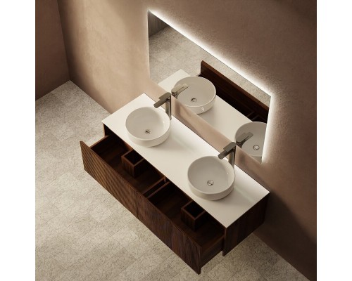 Комплект мебели Art Decco Camilla ACM14W22D3MF, 140 см, черный орех