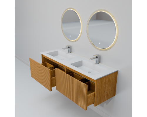 Комплект мебели Art Decco Elizabeth AEL14W11D1M0, 140 см, белый дуб