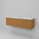 Тумба с раковиной Art Decco Elizabeth AEL14W11D100, 140 см, белый дуб