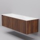 Тумба с раковиной Art Decco Camilla ACM14W22D200, 140 см, черный орех