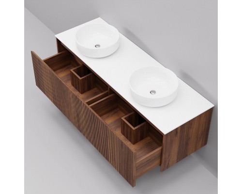 Тумба с раковиной Art Decco Camilla ACM14W22D300, 140 см, черный орех
