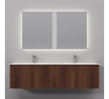 Комплект мебели Art Decco Camilla ACM15W22D2MF, 150 см, черный орех