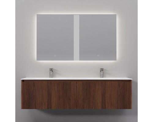 Комплект мебели Art Decco Camilla ACM15W22D2MF, 150 см, черный орех